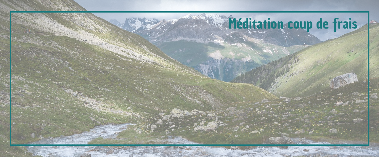 Méditation pour le magazine Ménoscope d'information sur la ménopause